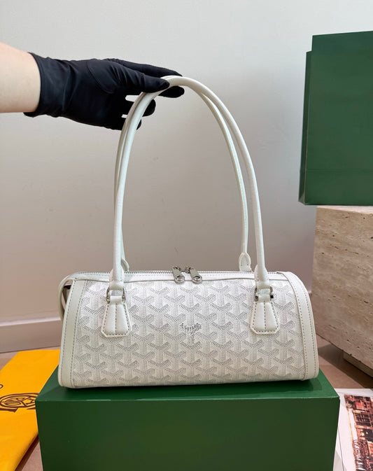Cuero | Monogram Barrel Bag