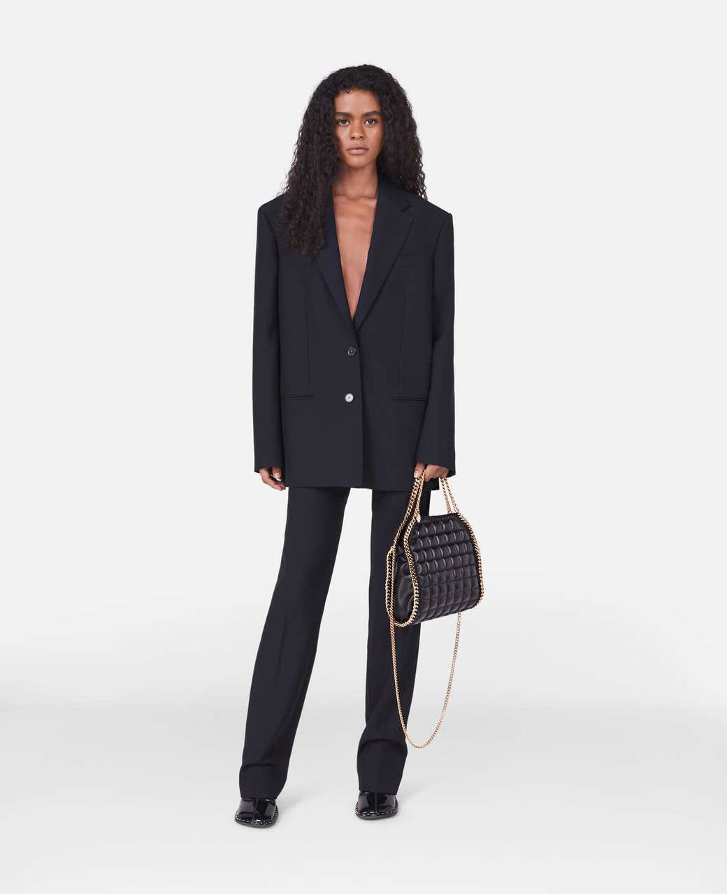 Cuero | Falabella quilted mini square tote bag