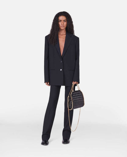 Cuero | Falabella quilted mini square tote bag