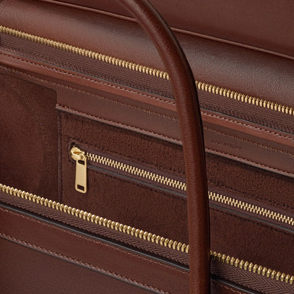 Cuero | SMILE LUGGAGE IN SUPPLE SHINY LAMBSKIN