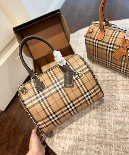 Cuero | medium Check satchel bag