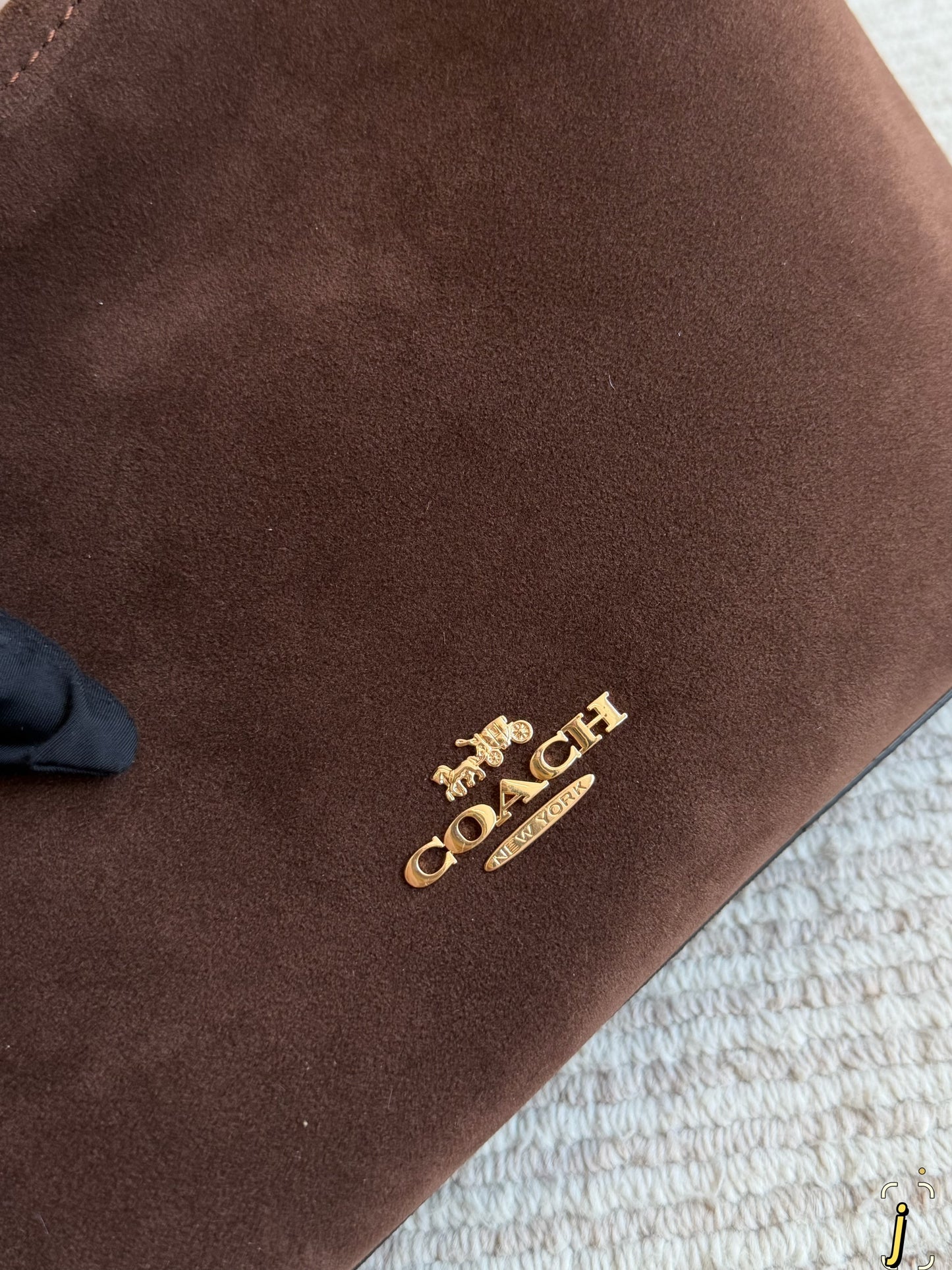 Cuero | Suede Shoulder Bag Brown