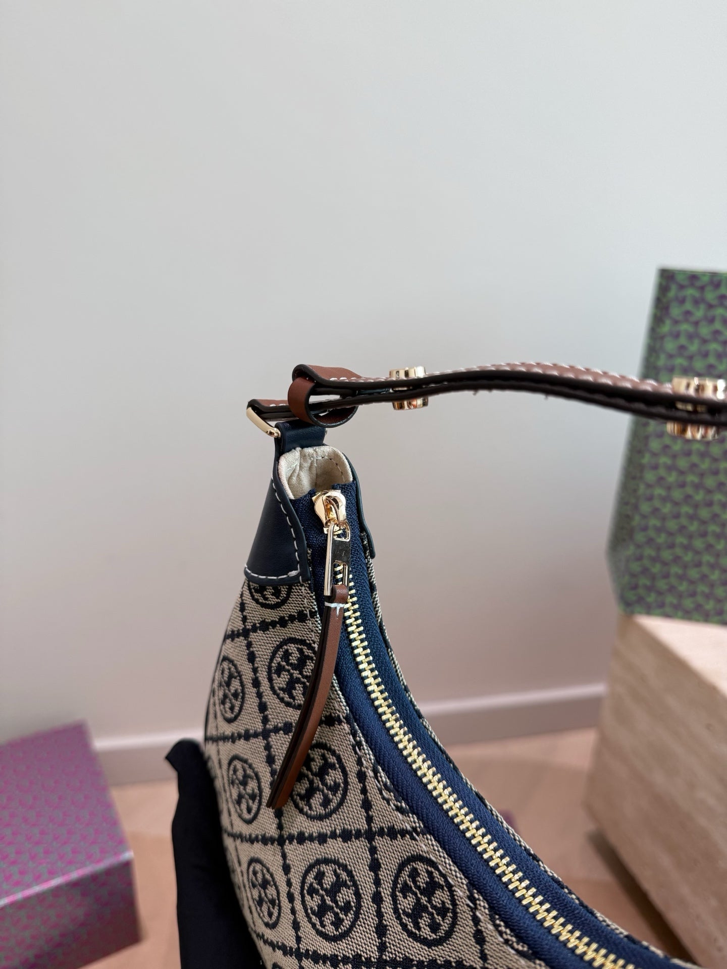 Cuero | Monogram Shoulder Bag