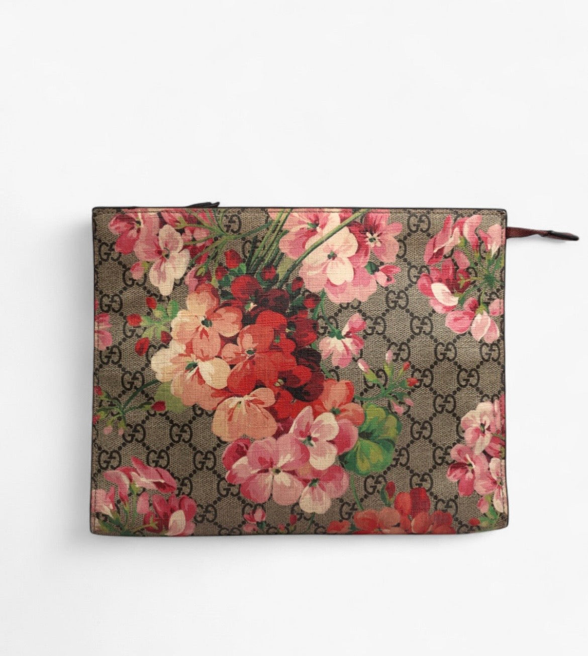 Cuero | GG BLOOMS FLORAL CLUTCH