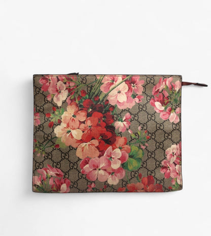 Cuero | GG BLOOMS FLORAL CLUTCH