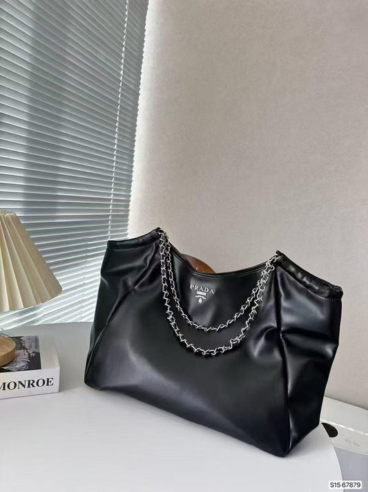 Cuero | Black Leather Handbag