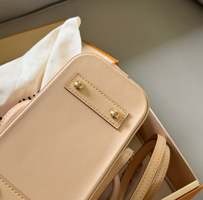 Cuero | Monogram Canvas Dome Top-Handle Bag