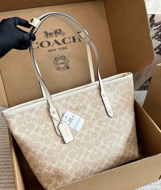 Cuero | Signature Tote Bag - Beige