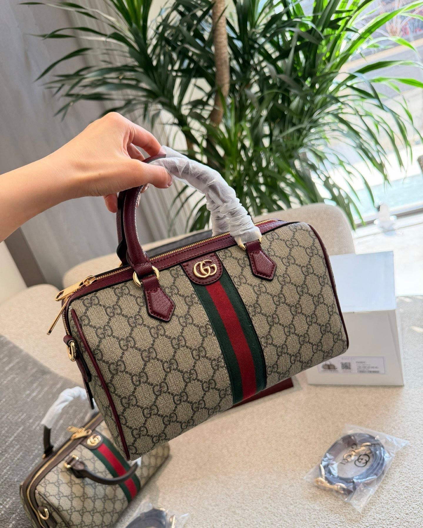 Cuero | Ophidia Medium Boston Bag
