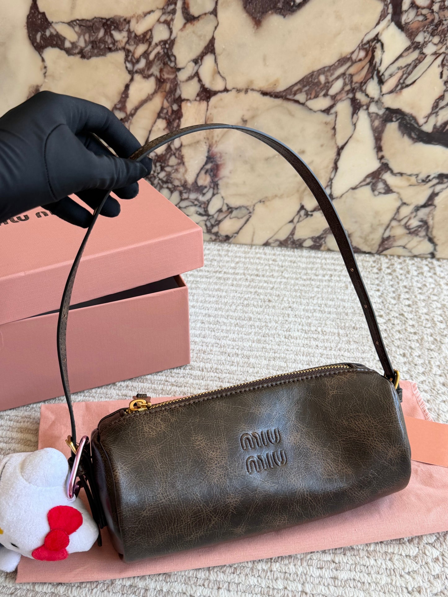 Cuero | Mini Cylinder Shoulder Bag