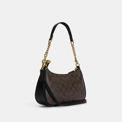 Cuero | Teri Shoulder Bag In Signature Canvas