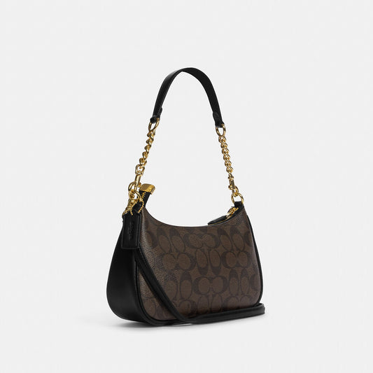 Cuero | Teri Shoulder Bag In Signature Canvas