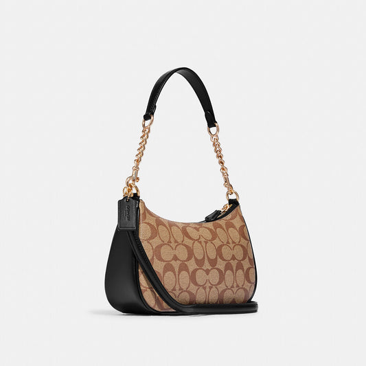 Cuero | Teri Shoulder Bag In Signature Canvas