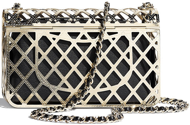 Cuero | Mini Gold Classic Bag With Pouch