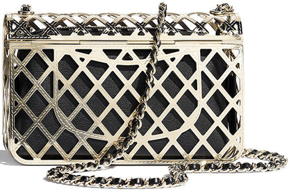 Cuero | Mini Gold Classic Bag With Pouch