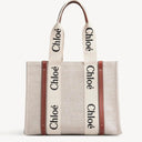 Chloé Woody logo-print tote bag