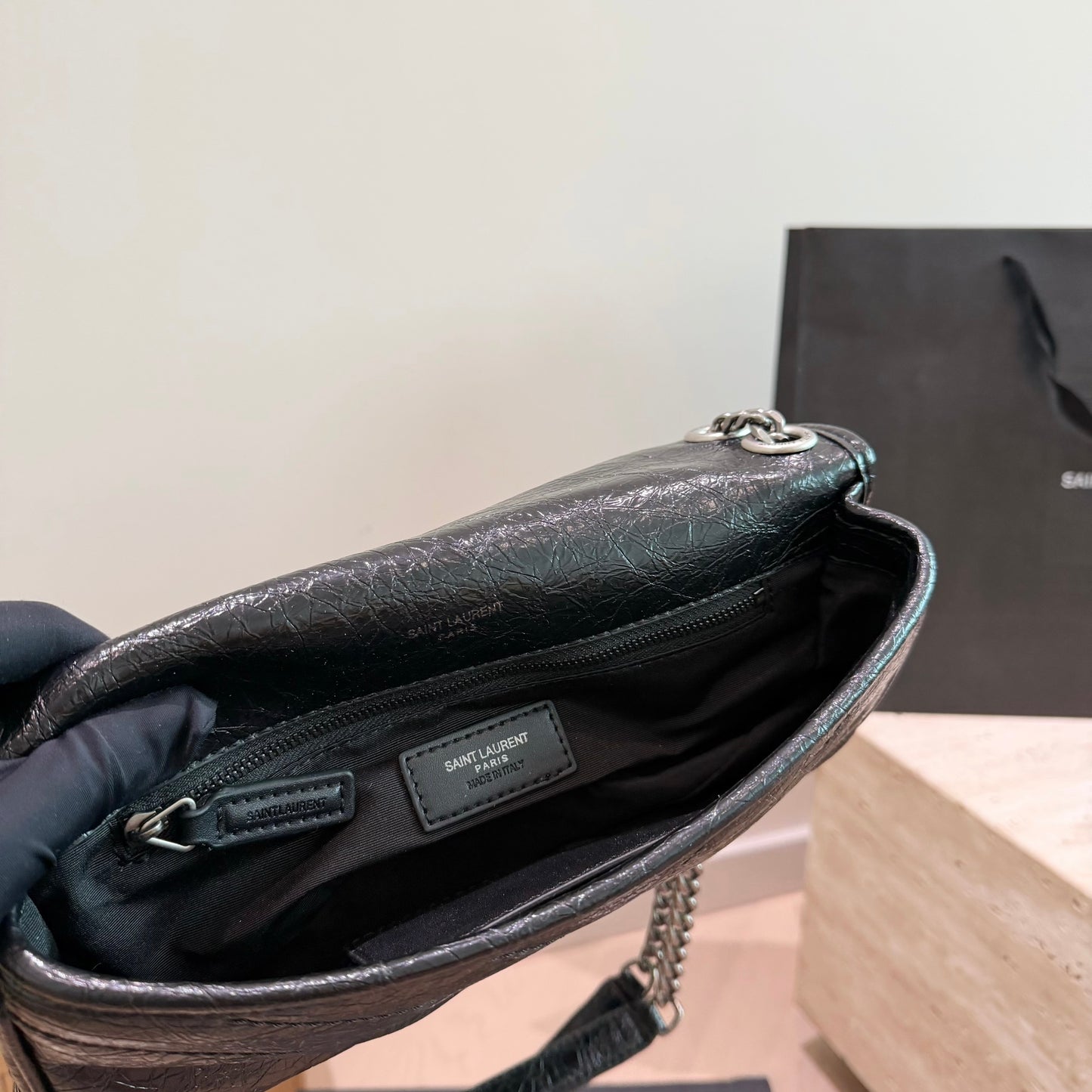 Cuero | Chevron Quilted Shoulder Bag