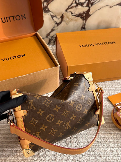 Cuero | Monogram Trunk Shoulder Bag