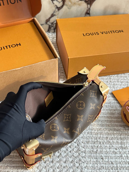 Cuero | Monogram Trunk Shoulder Bag