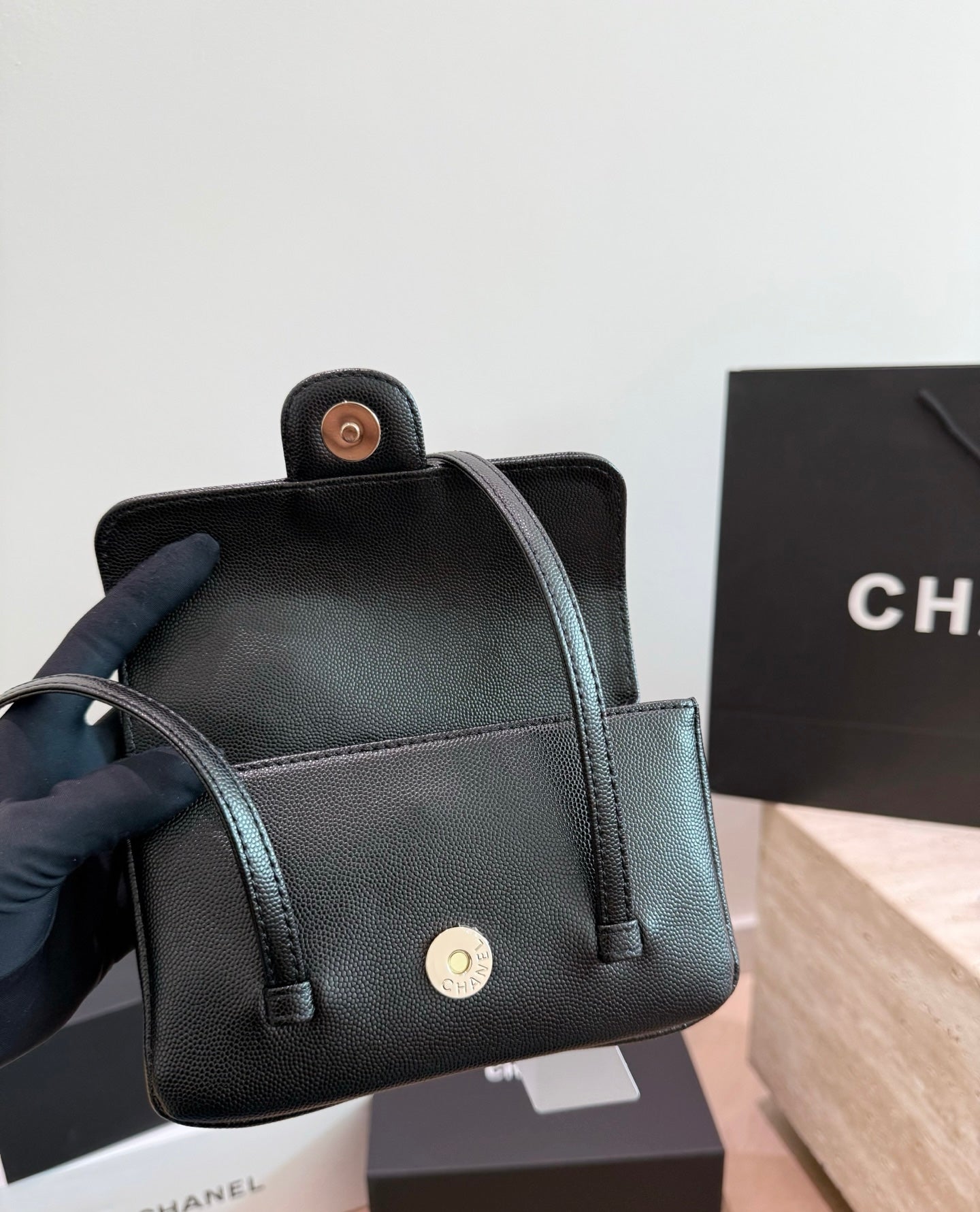 Cuero | Mini Flap Crossbody Bag