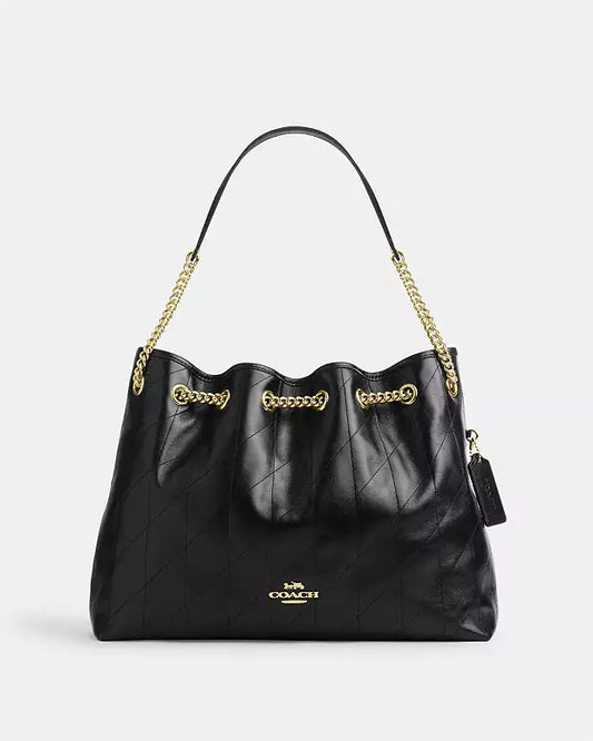 Cuero | Evelyn Shoulder Bag With Quilting