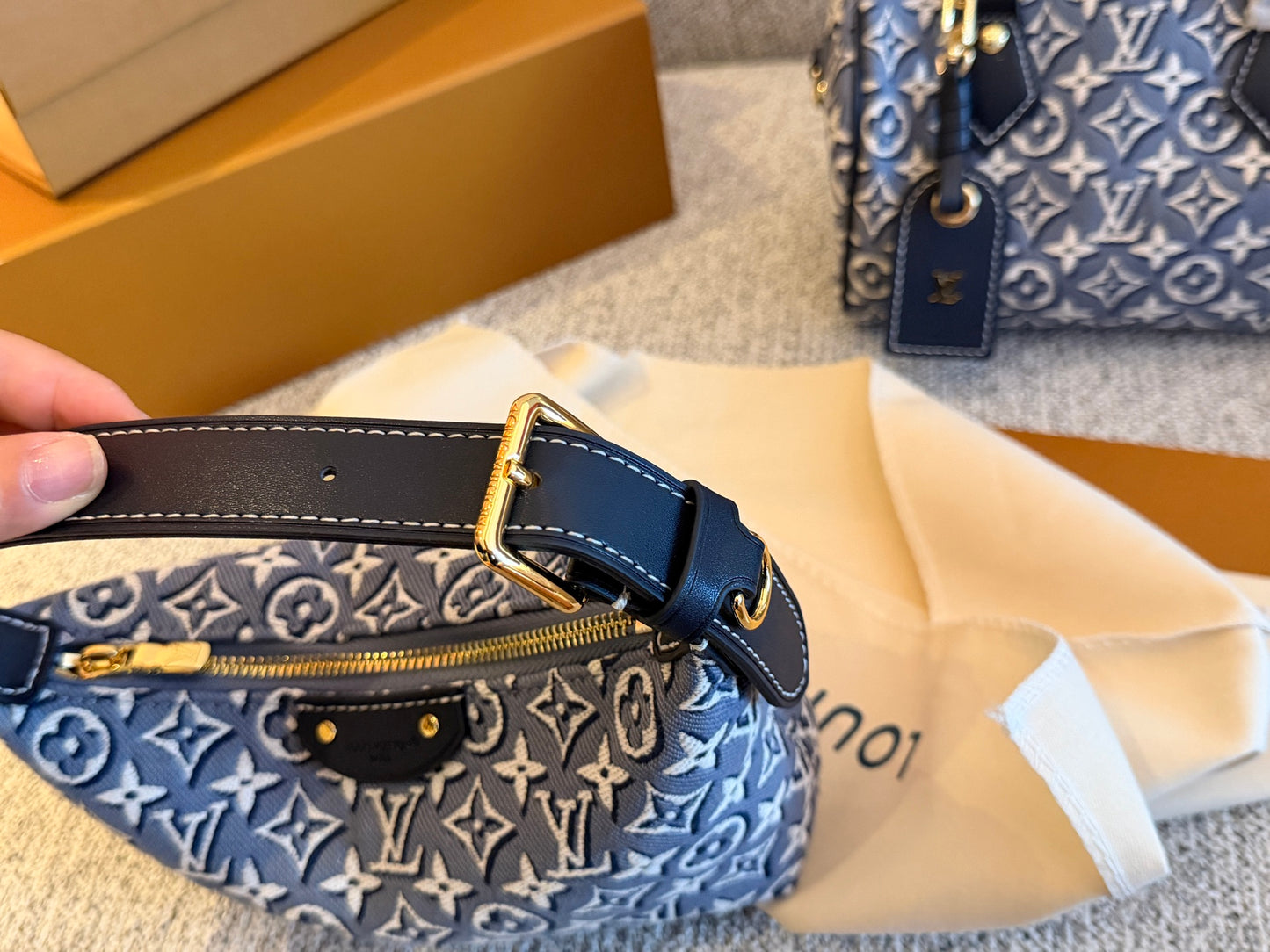 Cuero | Monogram Jacquard Mini Shoulder Bag