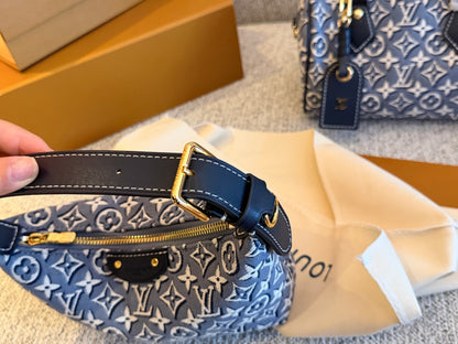 Cuero | Monogram Jacquard Mini Shoulder Bag