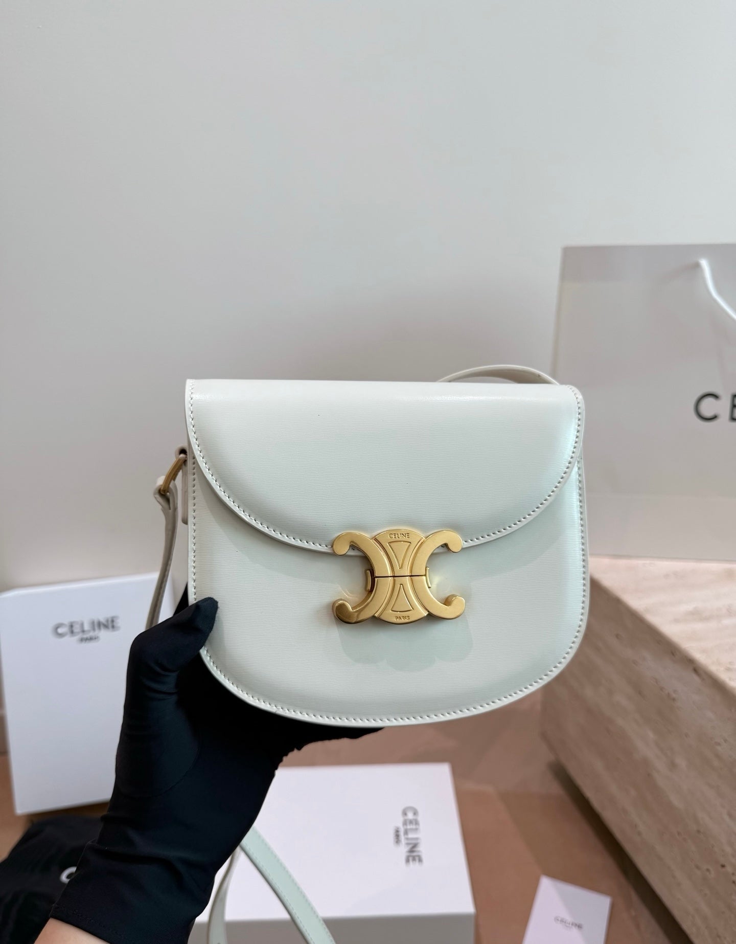 Cuero | Monogram Saddle Crossbody Bag