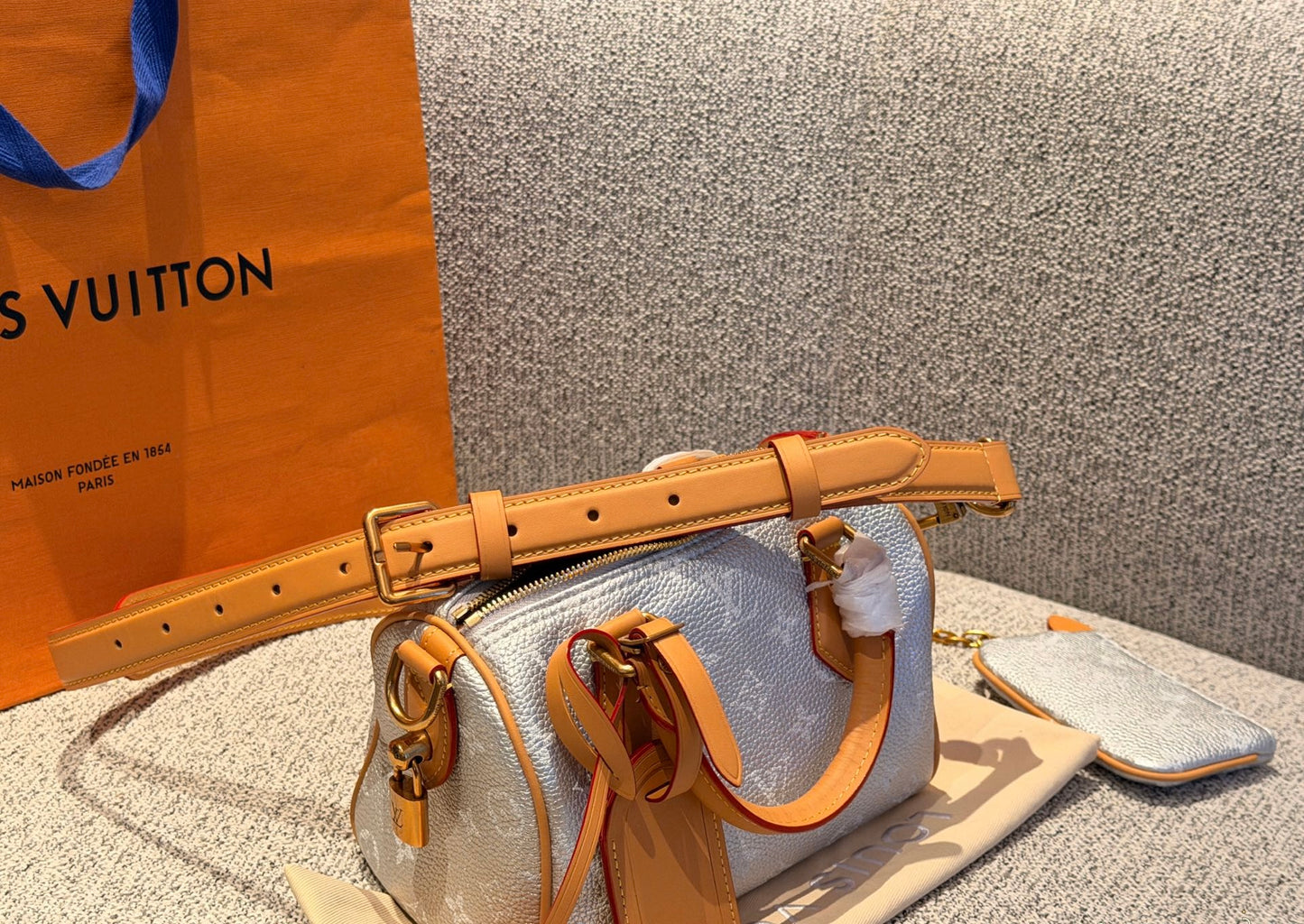 Cuero | Monogram Mini Boston Bag