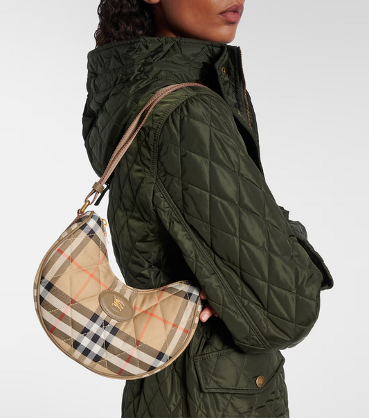 Cuero | Horseshoe Small Check crossbody bag