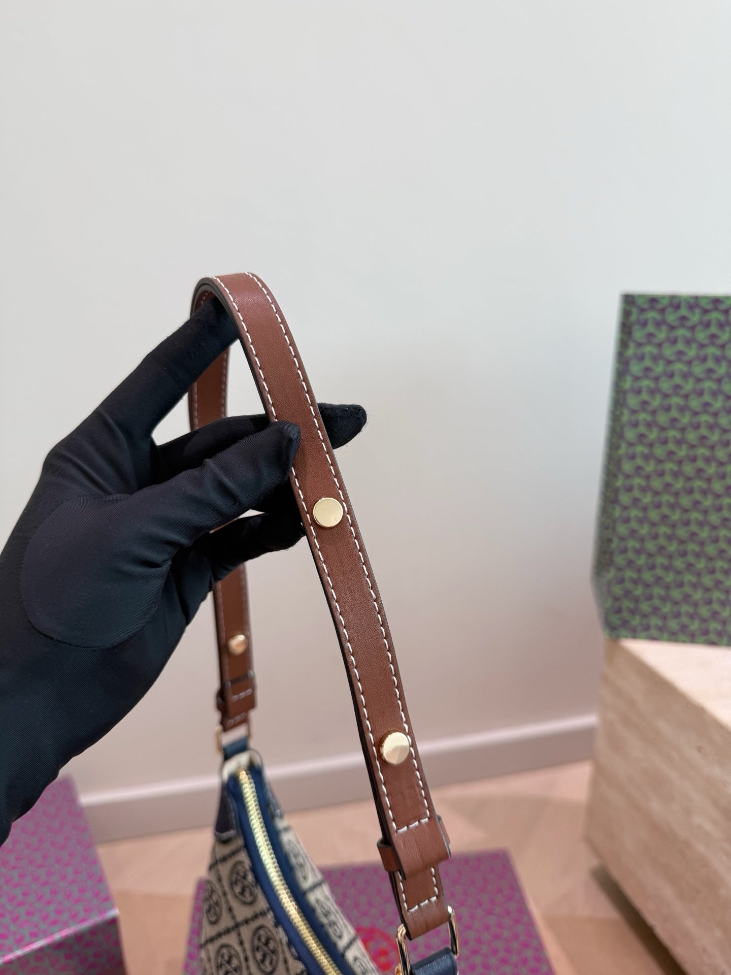 Cuero | Monogram Shoulder Bag