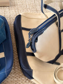 Ralph Lauren Cotton Canvas Mini Shopper Tote in Natural
