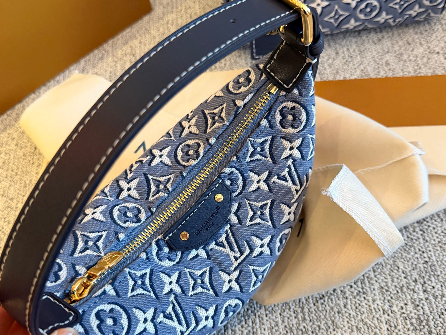 Cuero | Monogram Jacquard Mini Shoulder Bag