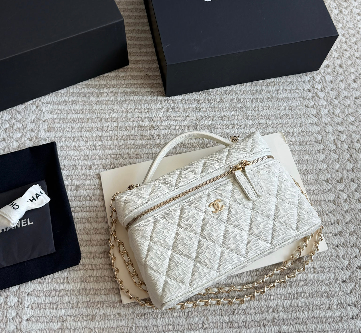 Cuero | Quilted Vanity Case Bag