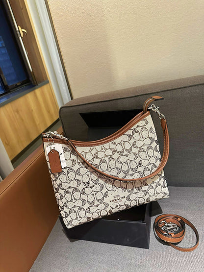 Cuero | Signature Rhinestone Shoulder Bag - White Multi