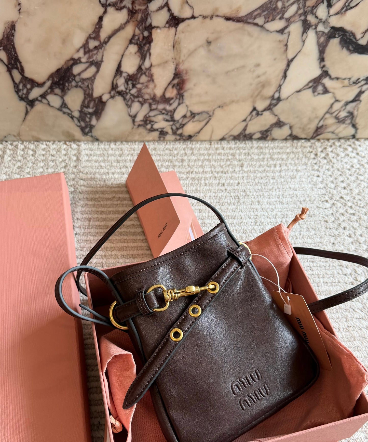 Cuero | Mini Bucket Bag