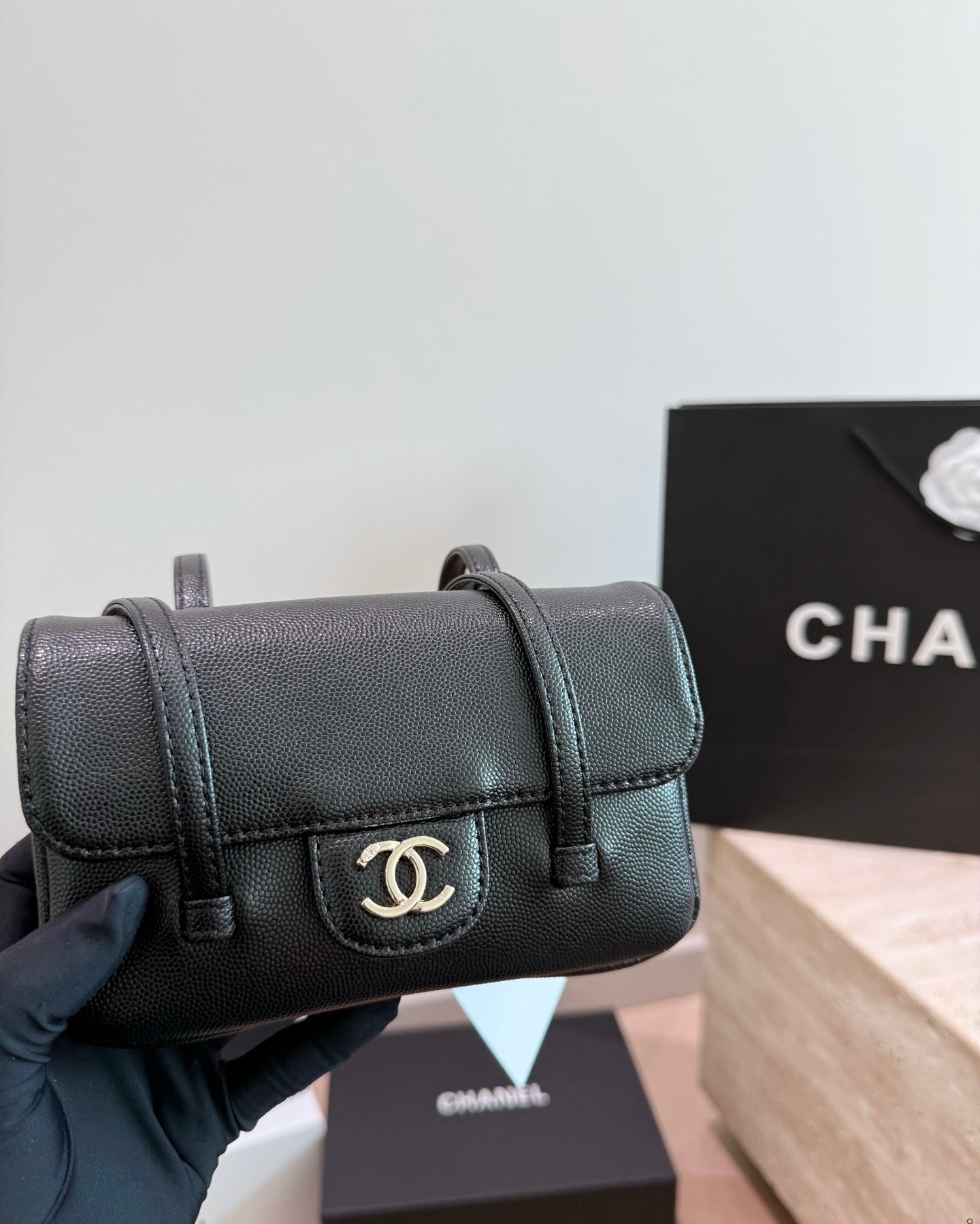 Cuero | Mini Flap Crossbody Bag