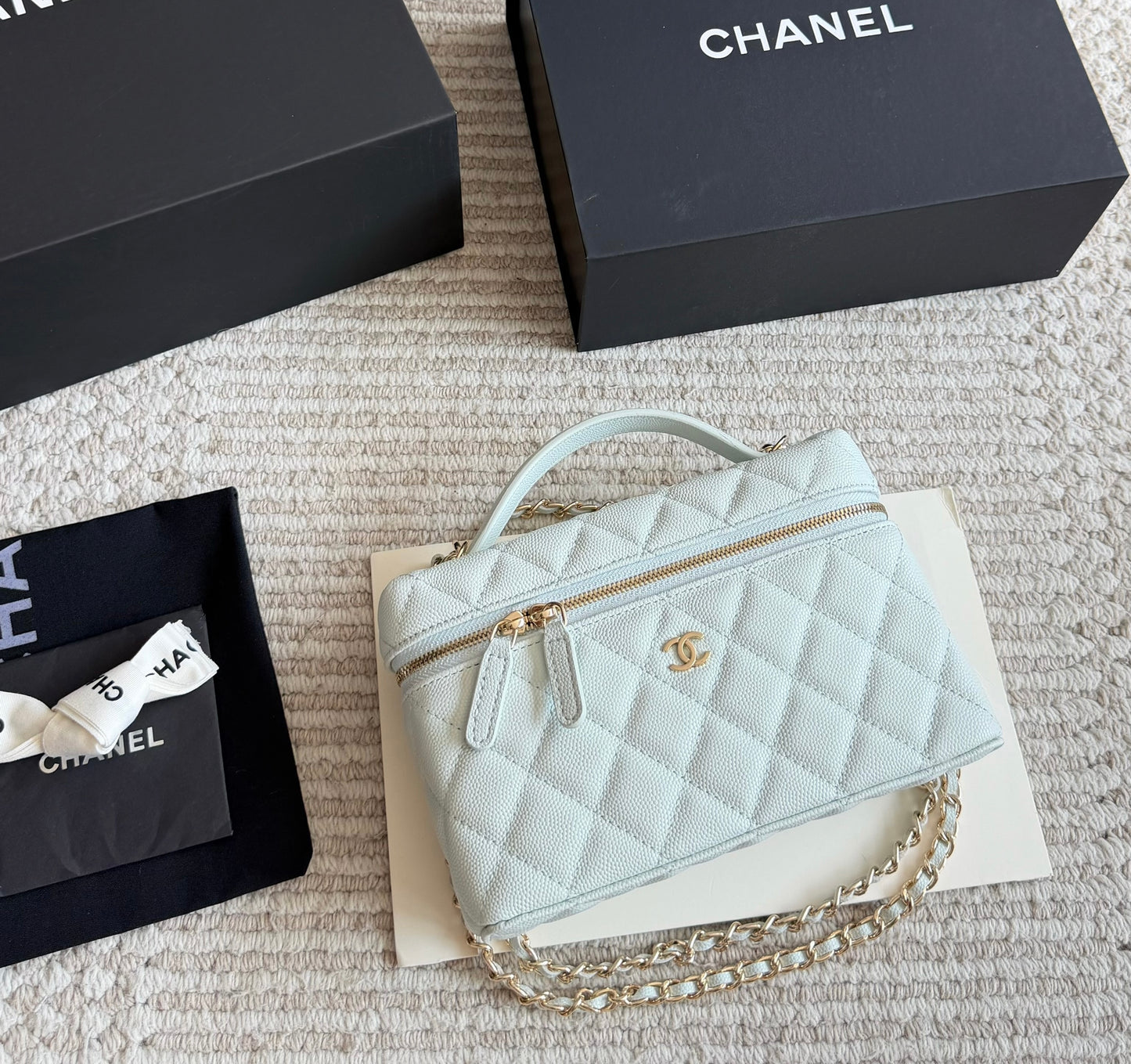 Cuero | Quilted Vanity Case Bag