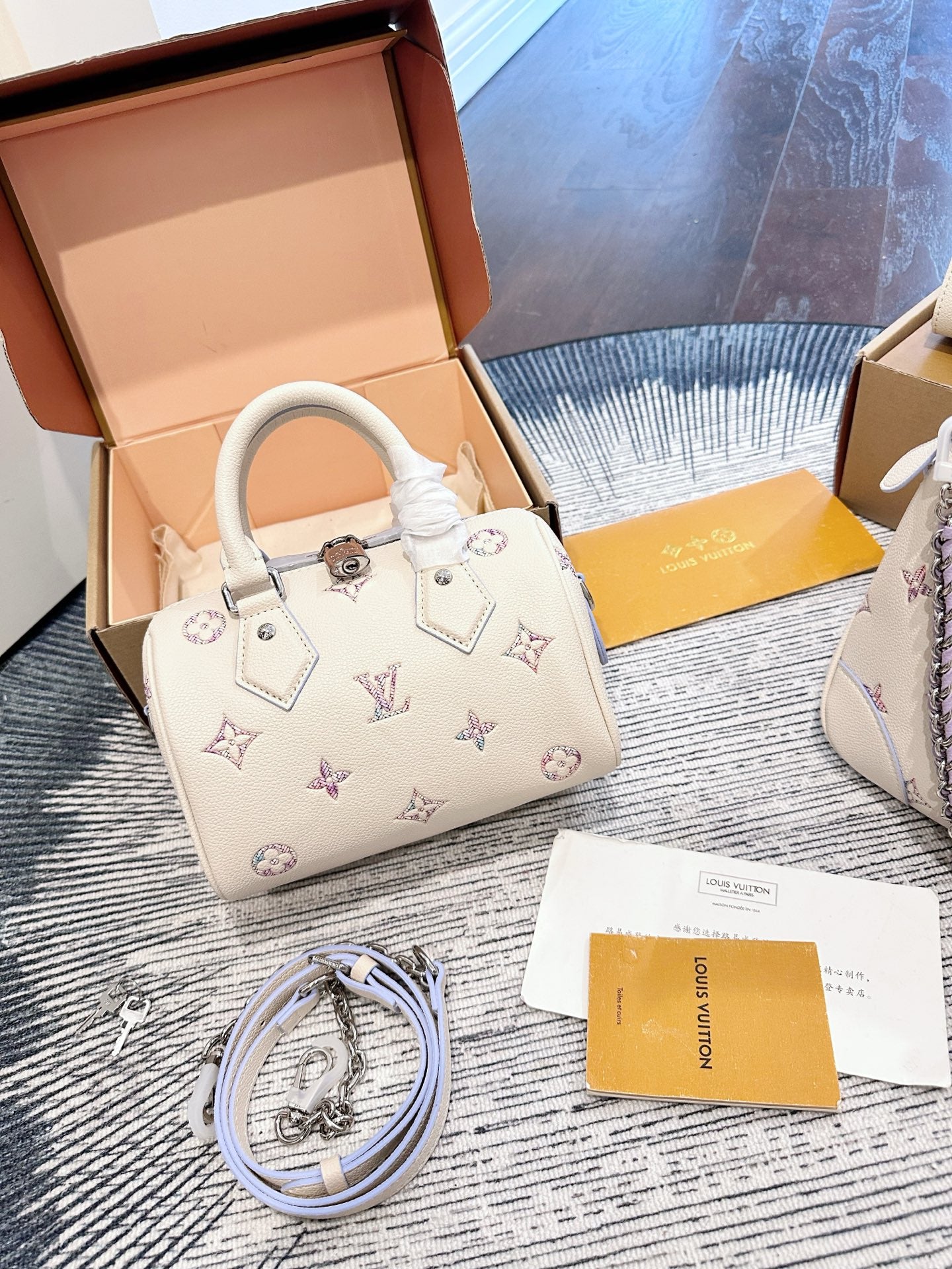 Cuero | Mini Speedy Bag Cream