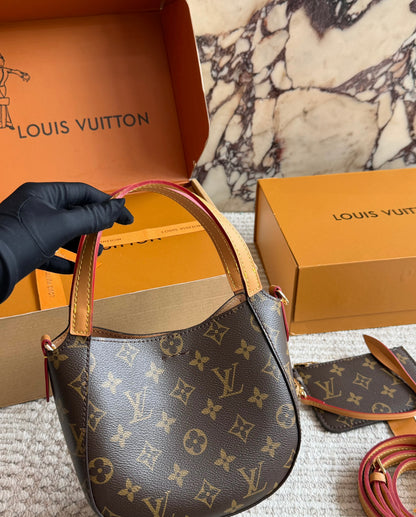 Cuero | Monogram Mini Hobo Bag