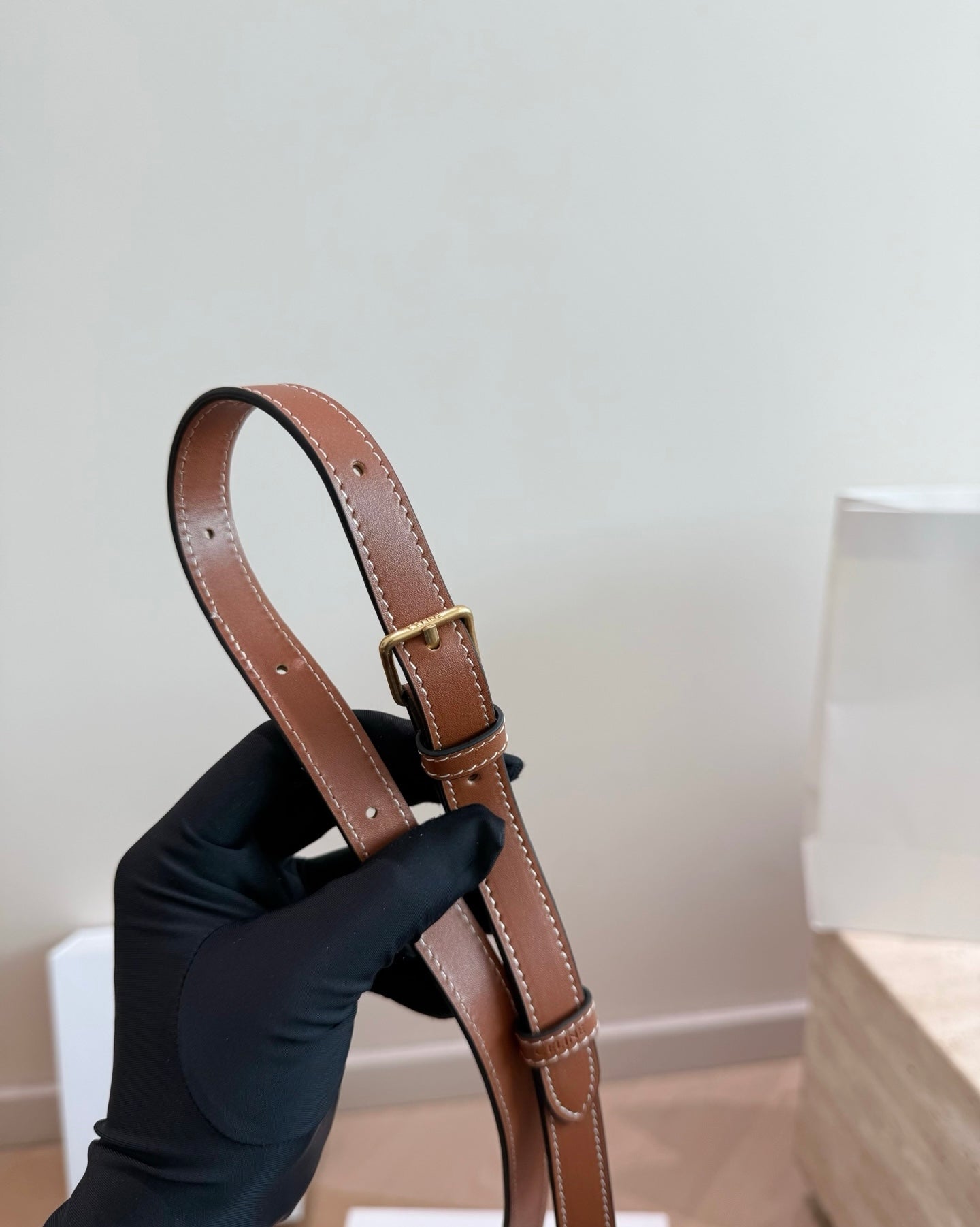 Cuero | Monogram Saddle Crossbody Bag