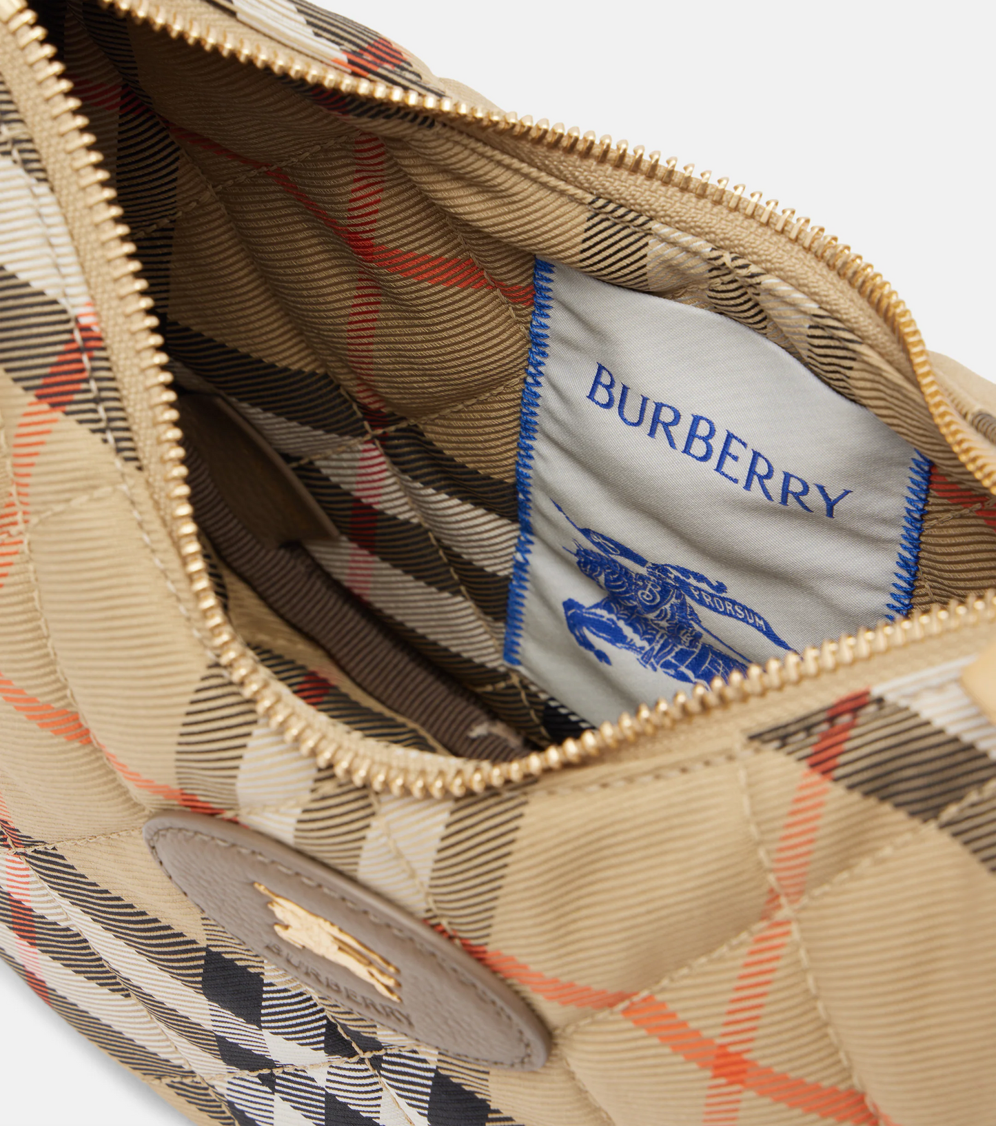 Cuero | Horseshoe Small Check crossbody bag