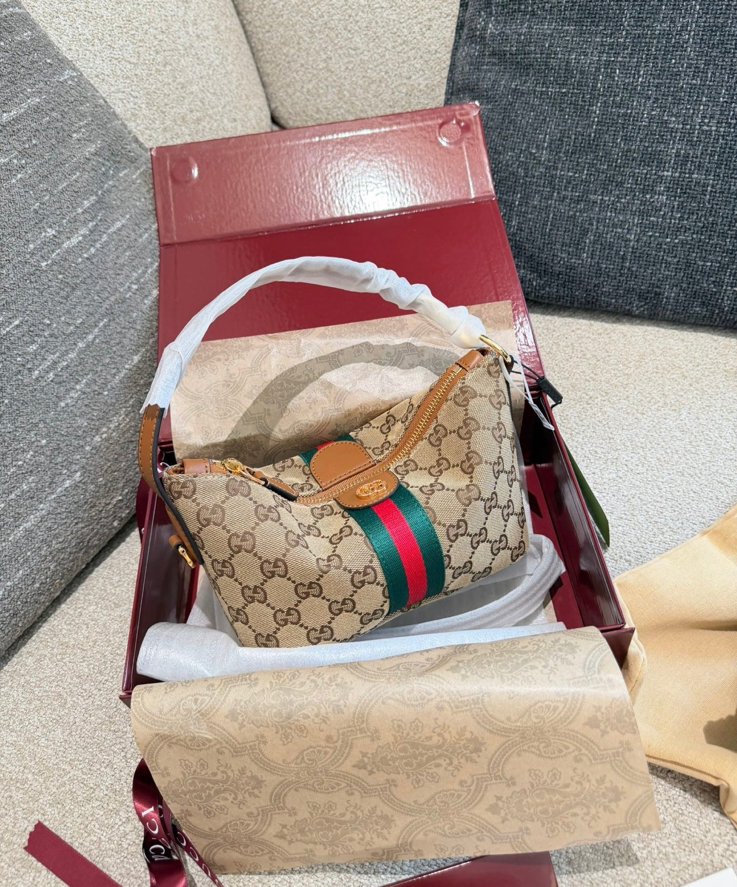 Cuero | Mini Shoulder Bag Beige