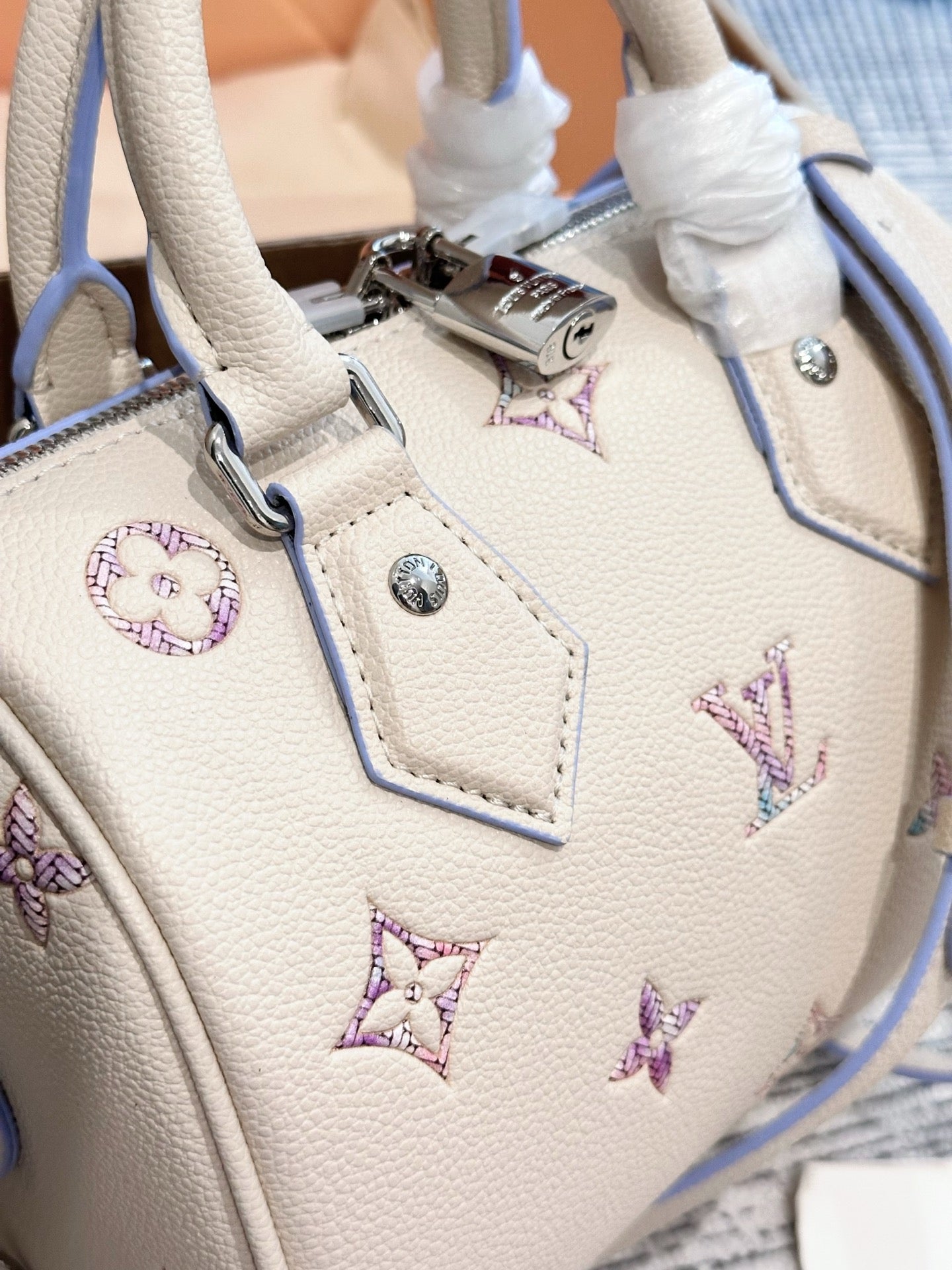 Cuero | Mini Speedy Bag Cream