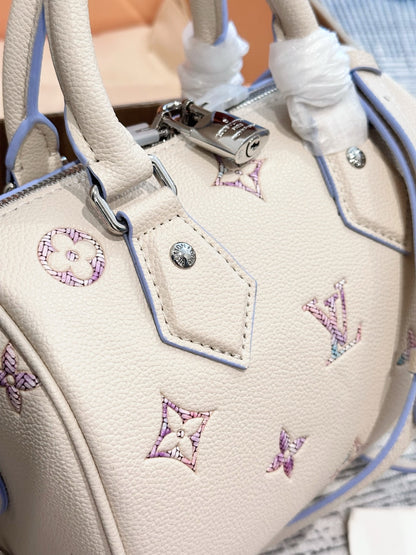 Cuero | Mini Speedy Bag Cream