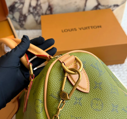 Cuero | Monogram Canvas Boston Bag
