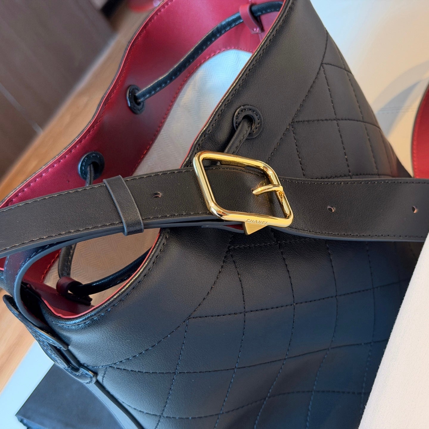Cuero | Quilted Bucket Bag