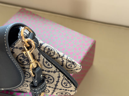 Cuero | Monogram Jacquard Shoulder Bag