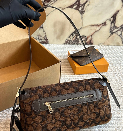 Cuero | Signature Baguette Shoulder Bag