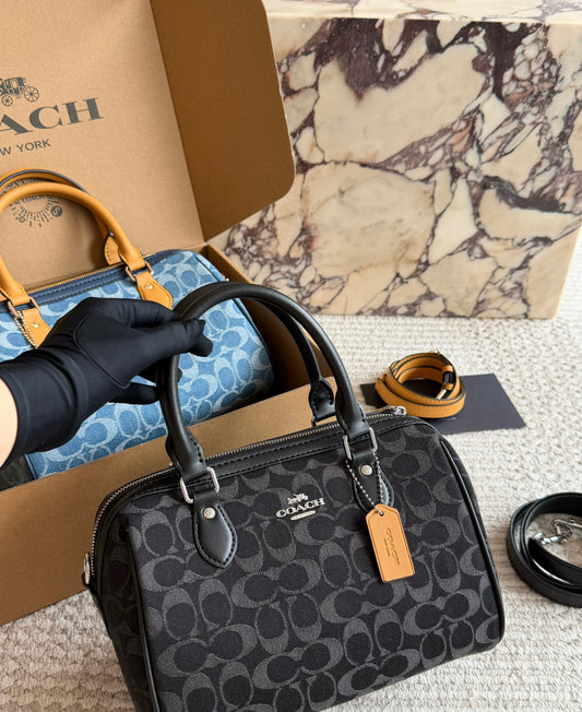Cuero | Monogram Satchel Bag